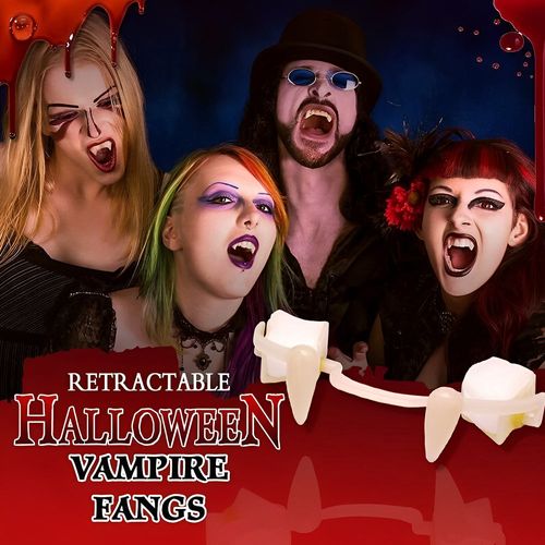 Clearance Sale - 70% OFF⏰ Retractable Halloween Vampire Fangs