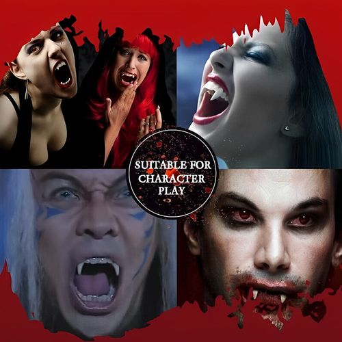 Clearance Sale - 70% OFF⏰ Retractable Halloween Vampire Fangs