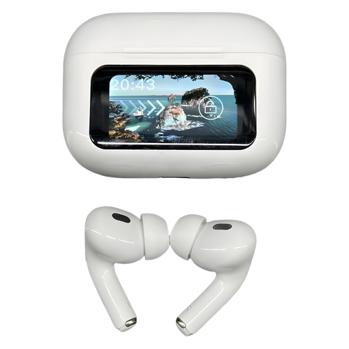 A9 Pro PLUS TWS High Fidelity Audio In Ear Headphones LED Display Touch Screen Type C Noise Cancelling Earphones True Wireless Stereo