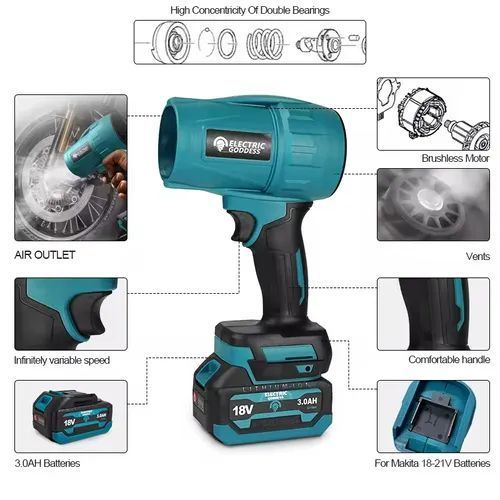 Portable violent turbine hair dryer
