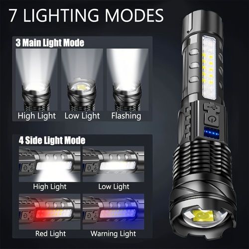 🔥LED Strong Light Flashlight