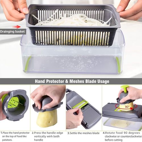 multifunctional vegetable slicer
