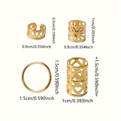 🔥80pcs hair rings