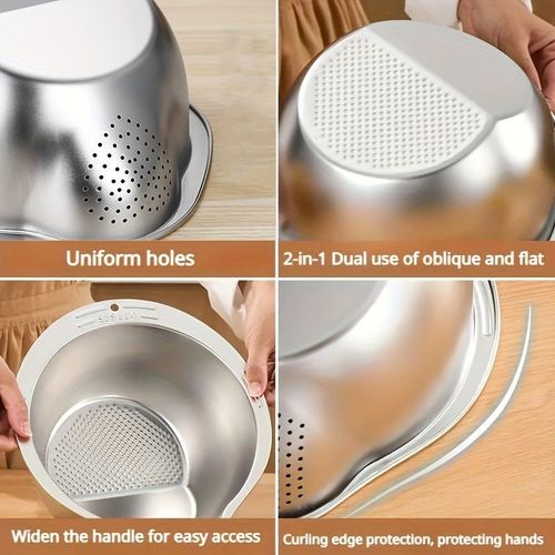 Stainless steel drainage basin
