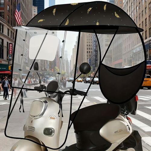 Motorcycle sunshade