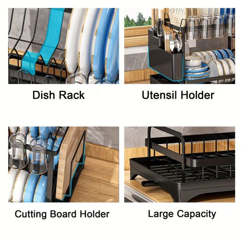 2-tier dish rack