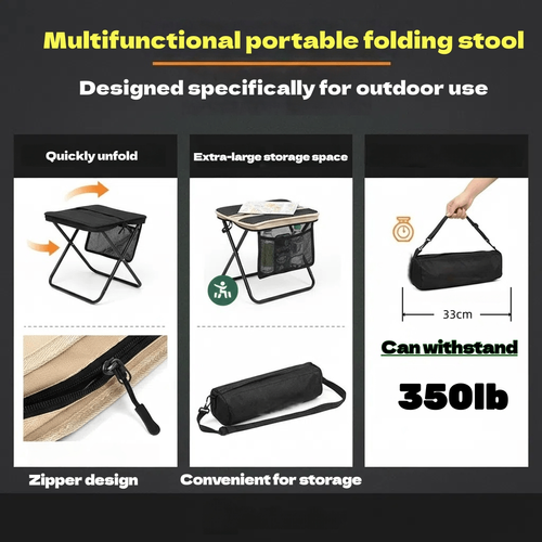 Outdoor folding stool