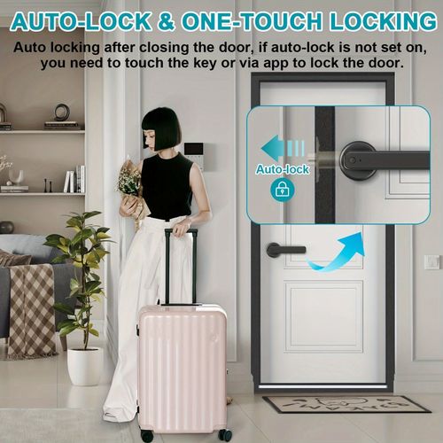 5-in-1 fingerprint door handle
