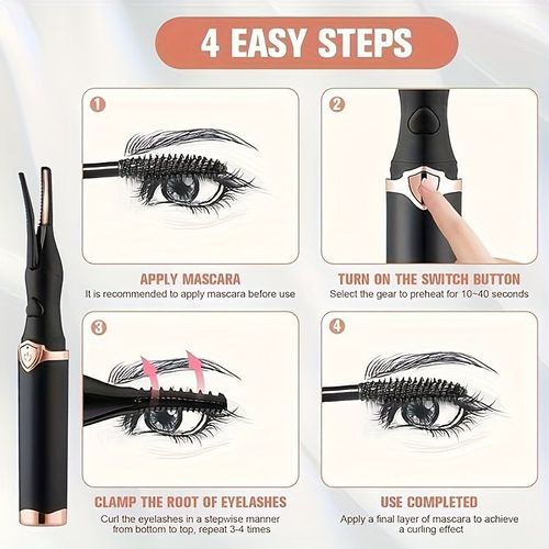 Heating eyelash curler