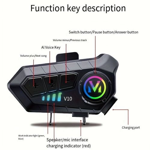 🔥Helmet Bluetooth Earphones
