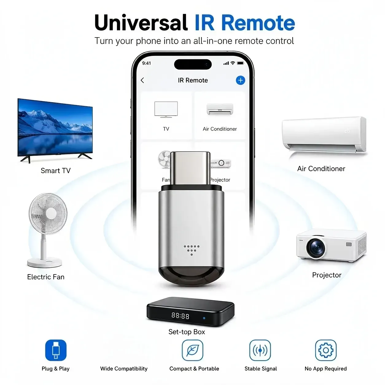 🔥Universal Mini Infrared Remote Adapter