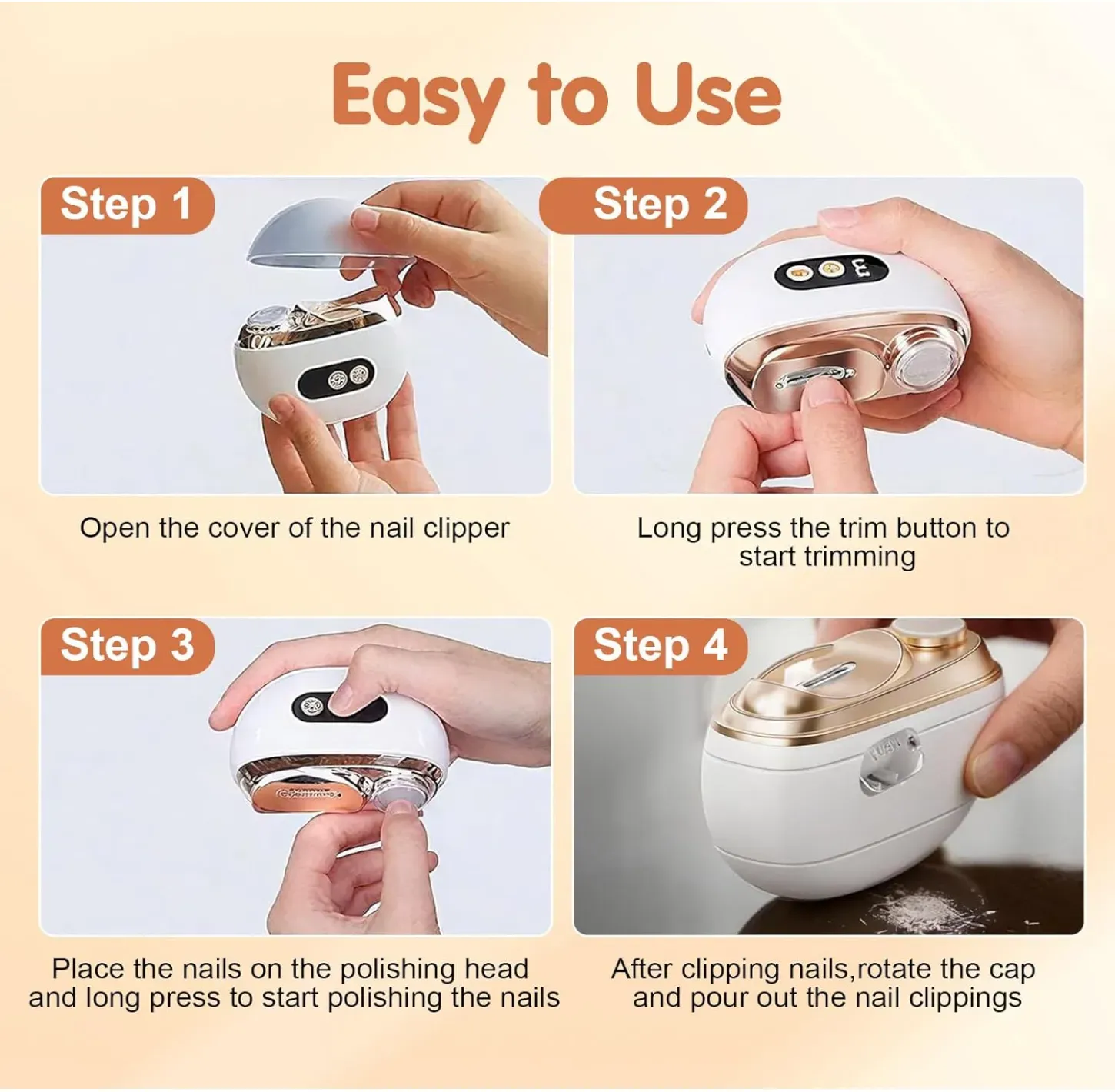3-in-1 nail trimmer