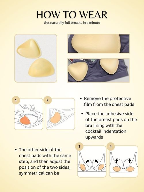 Reusable Double Sided Sticky Bra Pads, Push Up Bust Lift Inserts and Bust Enhancers for Swimsuit, Dress, Bikini and Sports Bra, COD Free Shipping, Pay on Delivery