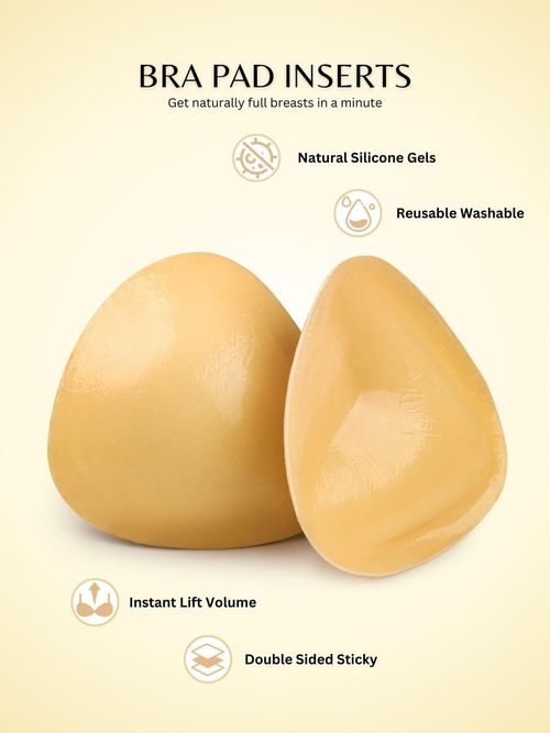Reusable Double Sided Sticky Bra Pads, Push Up Bust Lift Inserts and Bust Enhancers for Swimsuit, Dress, Bikini and Sports Bra, COD Free Shipping, Pay on Delivery