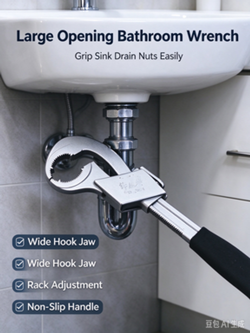 KELarge Opening Bathroom Wrench1001