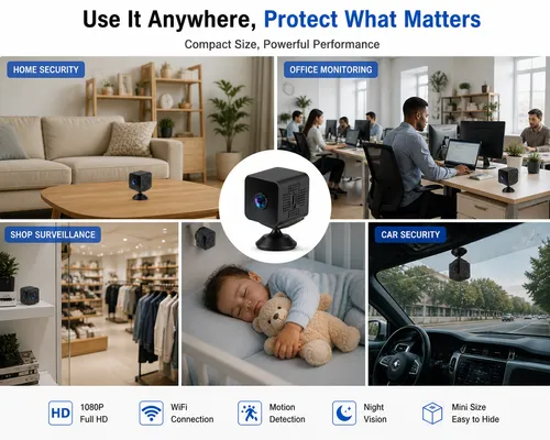 🔥COD🔥 HD Security Camera – See Everything Clearly
