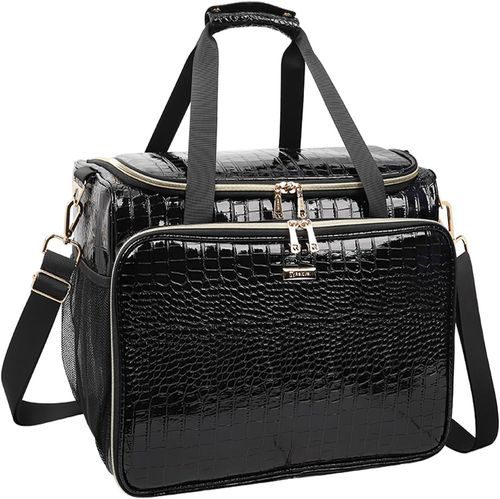 Professional Hairdressing Shoulder Bag（PU Leather Crocodile pattern）