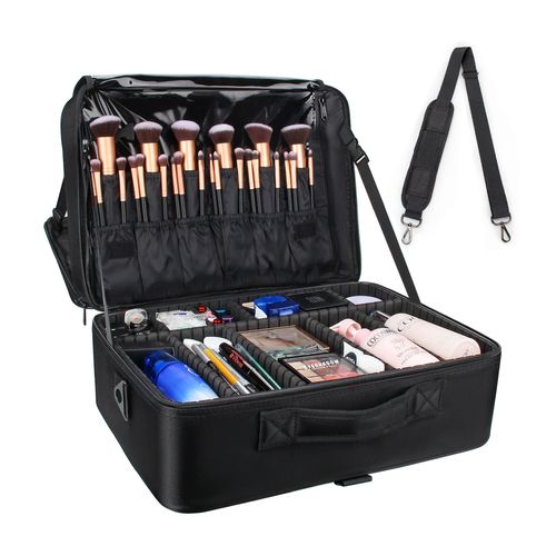 Black Extra Large Makeup Case