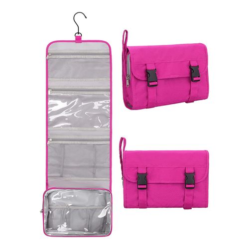 Relavel Travel Hanging Toiletry Bag（Hot Pink）