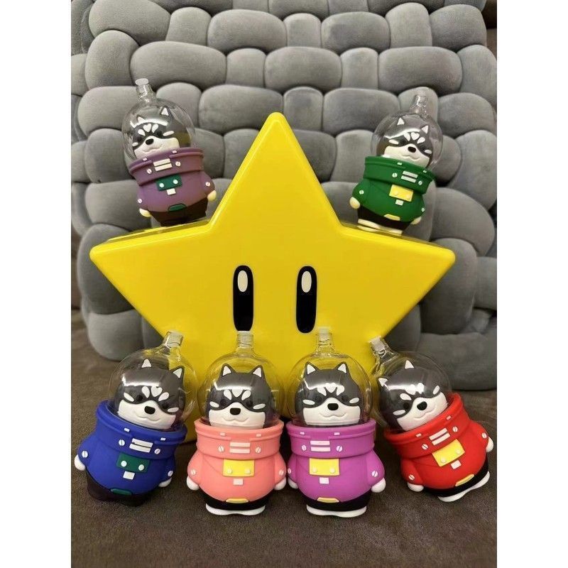 HUSKY太空狗8000口时尚潮流风抛弃式电子烟，适配ILIA糖果云梦幻口感一次性雾化器