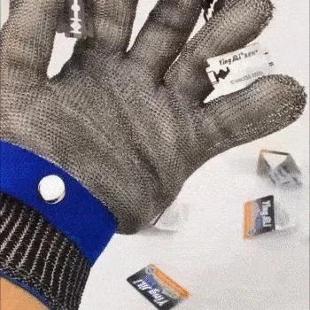 🥩Heavy-Duty🍖 Level 9 Cut Resistant Glove🔪🚫Cut Resistant Stainless Steel Metal Mesh Chainmail Glove