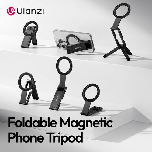 🔥HOT SALE🔥Magnetic Phone Tripod for iPhone, Portable Phone Holder Mini Tripod