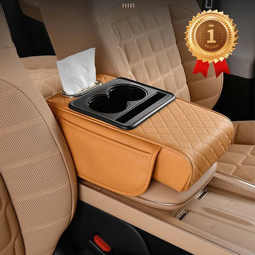 Multifunctional car armrest cushion