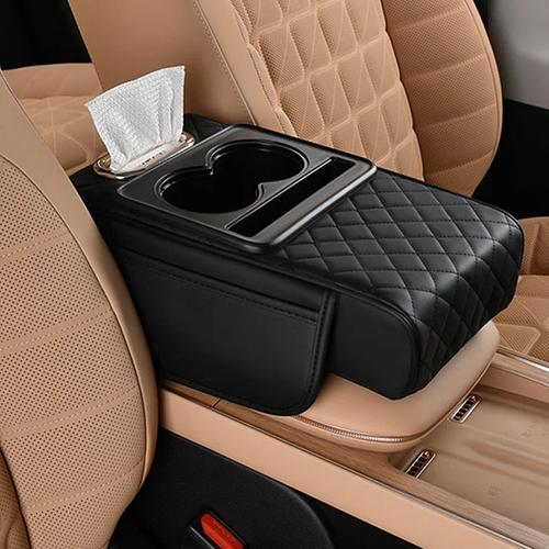 Multifunctional car armrest cushion