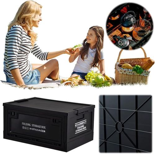 🔥🔥📢📢 50% OFF!! ⏰ 🔥🔥🔥 Limited-time offer – Foldable camping storage box with wooden lid 🌿👇