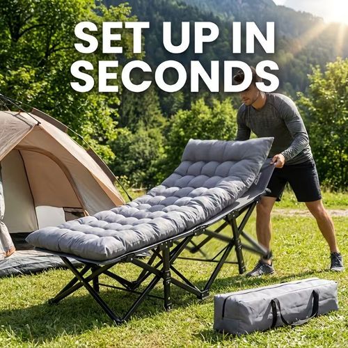 Outdoor folding bed