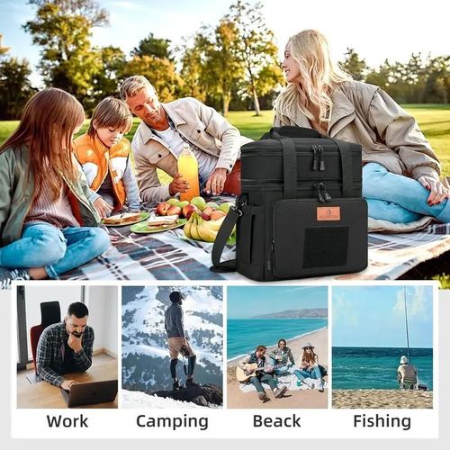 ⏰Limited time offer🍱🧊Extra-large thermal lunchbox – Keeps food hot or cold for hours, waterproof and with multiple compartments✨
