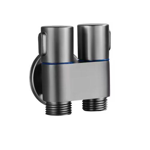 Hygienic Shower for Bathroom Toilet Bidet Faucet Double Outlet Angle Valve Shower Head Toilet Sprayer Douche Hygienic Shower