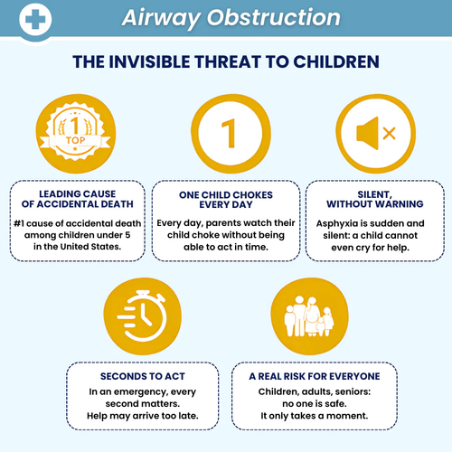 HomeHero Anti-Chock Device — Quickly clears airways when traditional methods fail, ensuring safety for all ages.