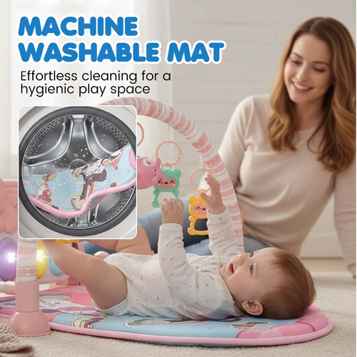 🎵3-in-1 Baby Music Piano Game Mat