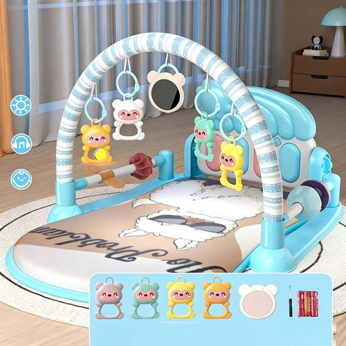 🎵3-in-1 Baby Music Piano Game Mat