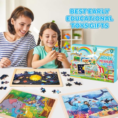 🦁🐘🦒Jigsaw Puzzles for Kids💪