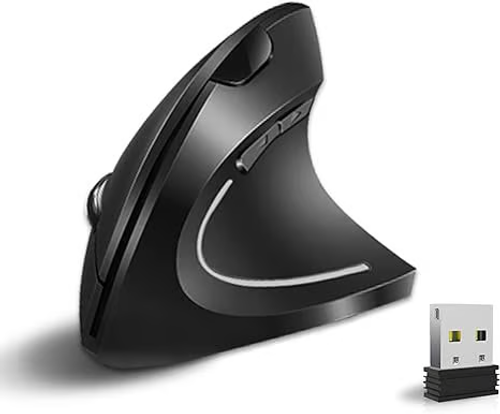 Ergonomic Vertical Wireless Mouse