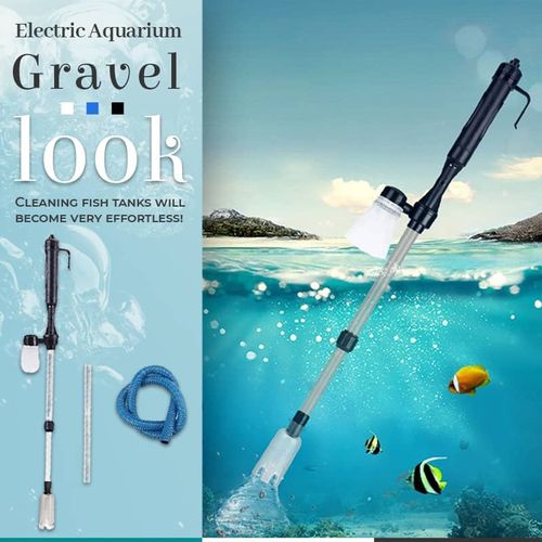🐠 Get 50% off now! Electric Aquarium Gravel Cleaner—battery-operated, adjustable length, and easy to use—suitable for all aquariums 🧹🐟