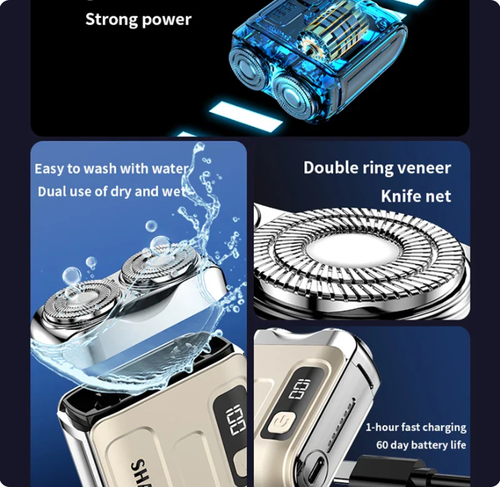 Travel Electric Shaver for Men