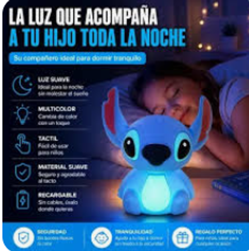 🐣🧸Stitch Silicone Desk Lamp💙🥰