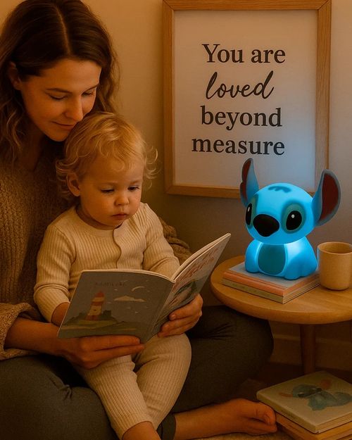 🐣🧸Stitch Silicone Desk Lamp💙🥰