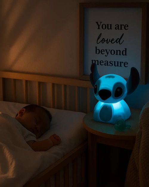 🐣🧸Stitch Silicone Desk Lamp💙🥰