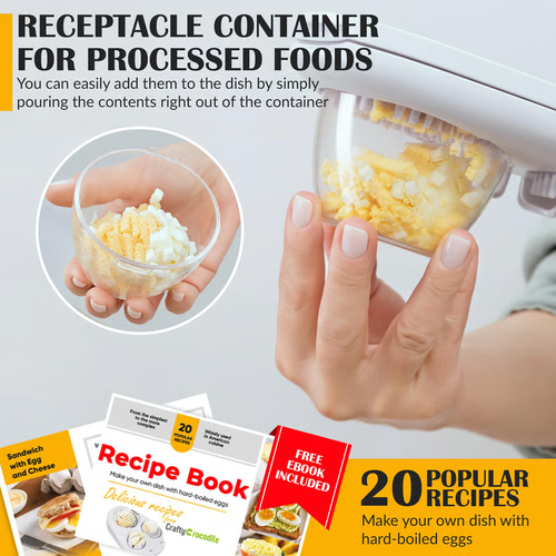 3-in-1 Premium Stainless Steel and Plastic Egg Cutter Petal Slicers for Home Cooking Modern Style Premium Egg Tools