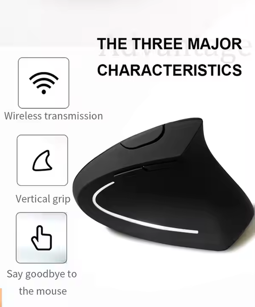 Ergonomic Vertical Wireless Mouse