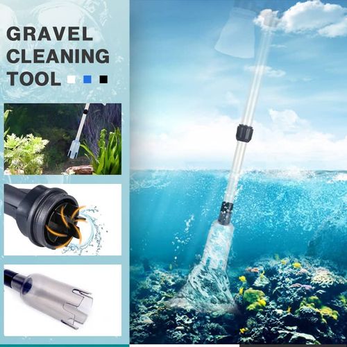 🐠 Get 50% off now! Electric Aquarium Gravel Cleaner—battery-operated, adjustable length, and easy to use—suitable for all aquariums 🧹🐟