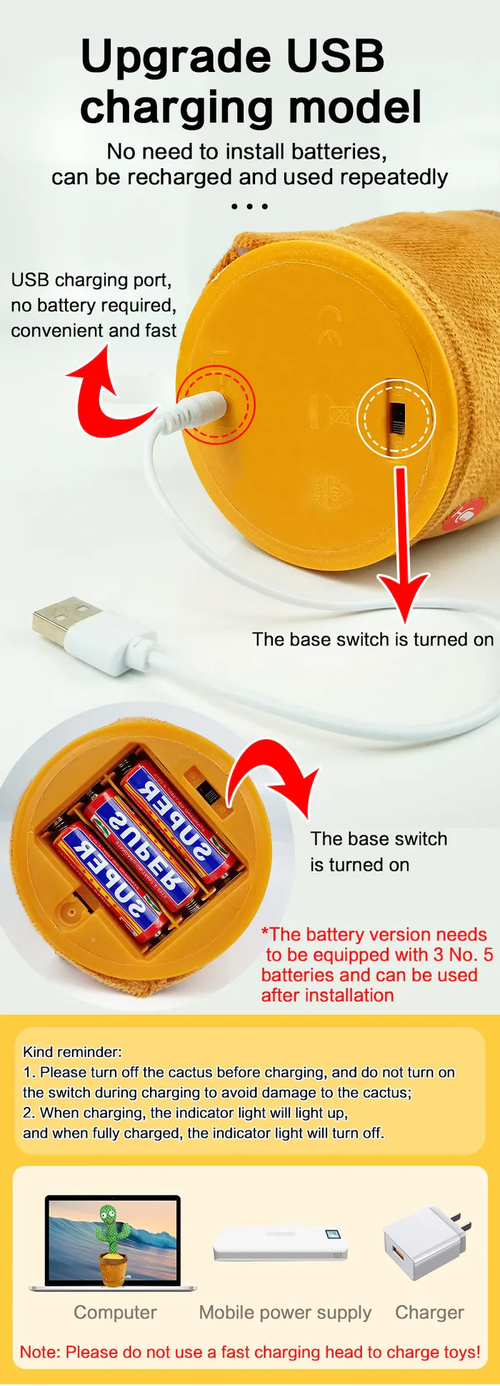 Dancing Talking Cactus Toys