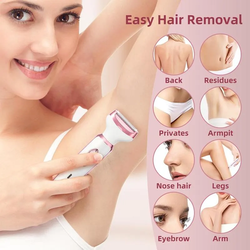 🔥 Comfort 4-in-1 Electric Shaver – ✨ Provides a super clean shave 🪒 Safe for all skin areas ✅🧴.