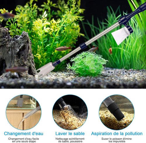 🐠 Get 50% off now! Electric Aquarium Gravel Cleaner—battery-operated, adjustable length, and easy to use—suitable for all aquariums 🧹🐟
