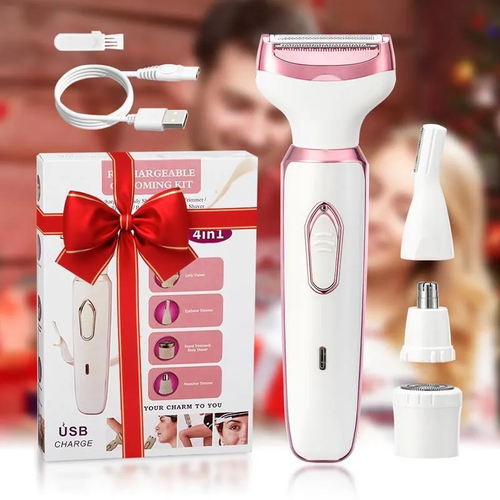 🔥 Comfort 4-in-1 Electric Shaver – ✨ Provides a super clean shave 🪒 Safe for all skin areas ✅🧴.