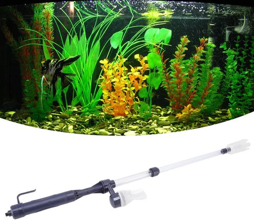 🐠 Get 50% off now! Electric Aquarium Gravel Cleaner—battery-operated, adjustable length, and easy to use—suitable for all aquariums 🧹🐟